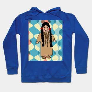 Colorful Retro Doll Hoodie